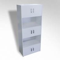 Шкаф широкий полуоткрытый ТР4 ЛДСП  - fgospostavki.ru - Зеленогорск