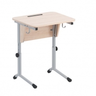 Стол ученический с наклоном столешницы (0-24°) на плоскоовальной трубе - fgospostavki.ru - Зеленогорск