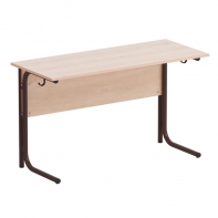 Стол ученический двухместный на круглой трубе - fgospostavki.ru - Зеленогорск