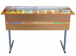 Комплект двухместного стола со стульями для детских автоклассов - fgospostavki.ru - Зеленогорск