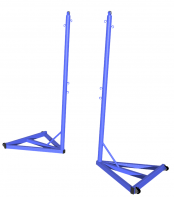 Стойка для бадминтона передвижная без противовеса (без сетки, 2 штуки) - fgospostavki.ru - Зеленогорск