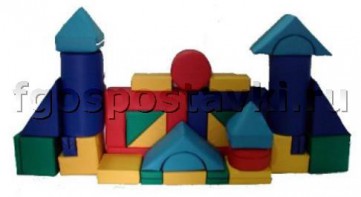 Мягкий модуль-конструктор "Стройка" (33 элемента) - fgospostavki.ru - Зеленогорск