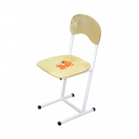 Стул детский нерегулируемый "Дошколенок" с рисунком (рост. гр. 0) - fgospostavki.ru - Зеленогорск