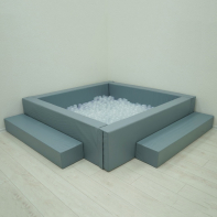 Сухой бассейн с шариками и RGB-подсветкой 140х140 см - fgospostavki.ru - Зеленогорск