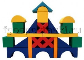 Мягкий модуль-конструктор "Терем" (23 элемента) - fgospostavki.ru - Зеленогорск