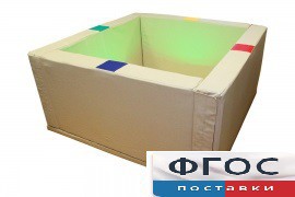 Сухой бассейн интерактивный с кнопками-переключателями (217х217х66 сантиметров) - fgospostavki.ru - Зеленогорск