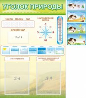 Стенд "Уголок природы" Вариант 2 - fgospostavki.ru - Зеленогорск