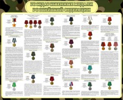 Стенд "Государственные медали РФ" - fgospostavki.ru - Зеленогорск