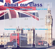 Стенд "About our class" - fgospostavki.ru - Зеленогорск