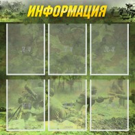 Стенд "Информация" Вариант 5 - fgospostavki.ru - Зеленогорск