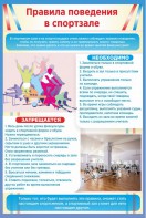 Стенд "Правила поведения в спортзале №1" - fgospostavki.ru - Зеленогорск