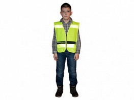 Световозвращающий жилет на молнии для пешеходов - fgospostavki.ru - Зеленогорск