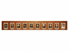 Стенд-лента "Портреты зарубежных детских писателей" - fgospostavki.ru - Зеленогорск