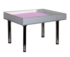 Световой столик для рисования песком напольный 80х60 сантиметров мультиколор с кармашком для песка - fgospostavki.ru - Зеленогорск