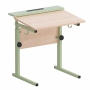 Стол ученический с наклоном столешницы (0-15°) на прямоугольной трубе - fgospostavki.ru - Зеленогорск