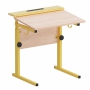 Стол ученический с наклоном столешницы (0-15°) на прямоугольной трубе - fgospostavki.ru - Зеленогорск