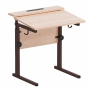 Стол ученический с наклоном столешницы (0-15°) на прямоугольной трубе - fgospostavki.ru - Зеленогорск