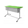 Школьный двухместный стол с перфорированным экраном - fgospostavki.ru - Зеленогорск