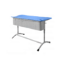 Школьный двухместный стол с перфорированным экраном - fgospostavki.ru - Зеленогорск