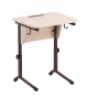 Стол ученический с наклоном столешницы (0-24°) на плоскоовальной трубе - fgospostavki.ru - Зеленогорск